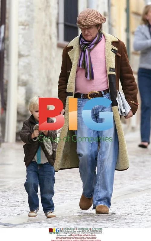 Rod Stewart and Family on Holiday in France
