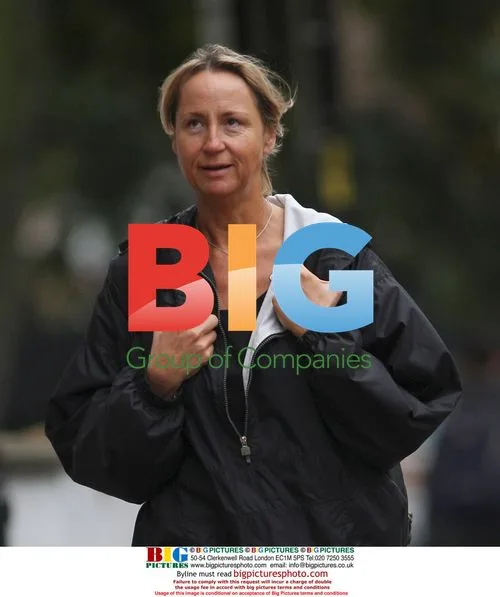 Carol McGiffin goes for a rainy stroll