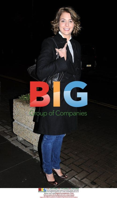 Gemma Atkinson and Devon Murray at RTE Studios