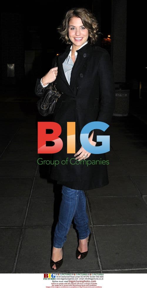 Gemma Atkinson and Devon Murray at The Podge & Rodge show