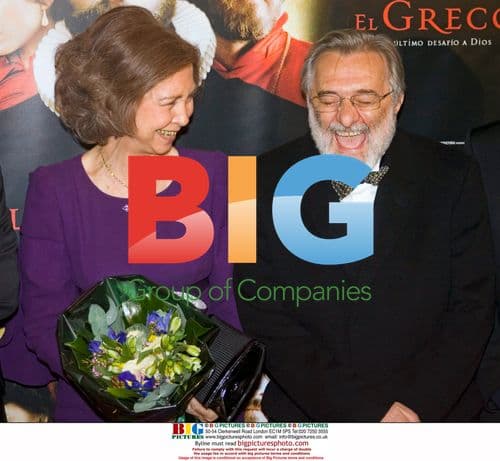 Spanish Queen Sofia attends 'Greco' Premiere