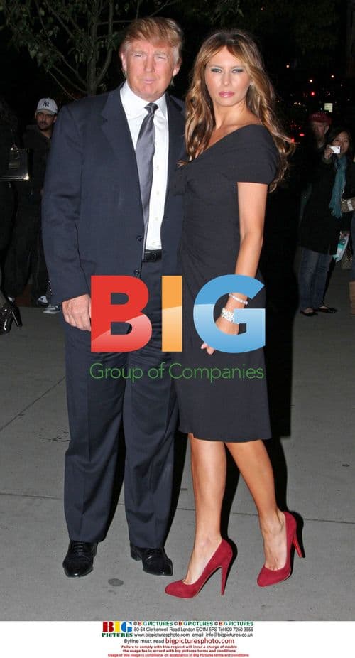 Donald Trump and Melania at MoMa Gala