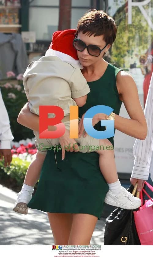 Victoria Beckham shopping with son Cruz