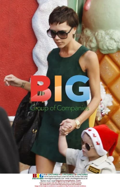 Victoria Beckham and son Cruz shopping at The Grove