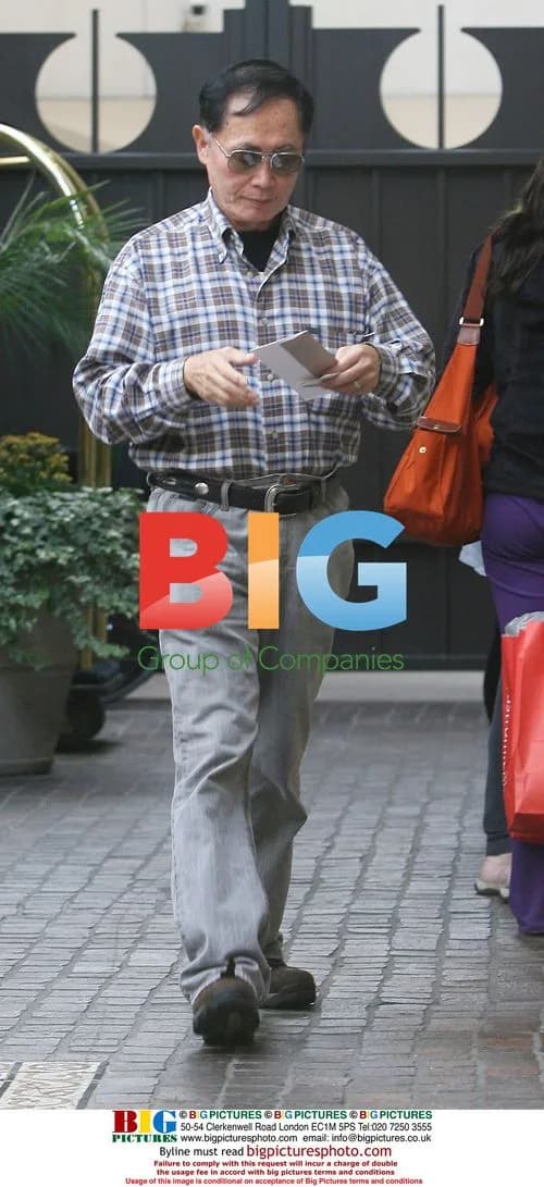 George Takei arrives at The Grove in LA