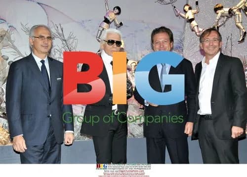 Karl Lagerfeld at Printemps Haussmann store