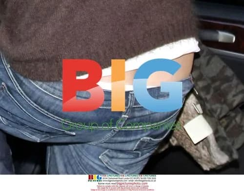 Ashton Kutcher Flashes Butt Crack at LAX