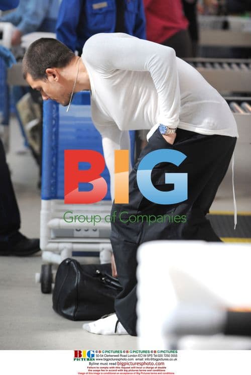 Singer John Mayer at LAX