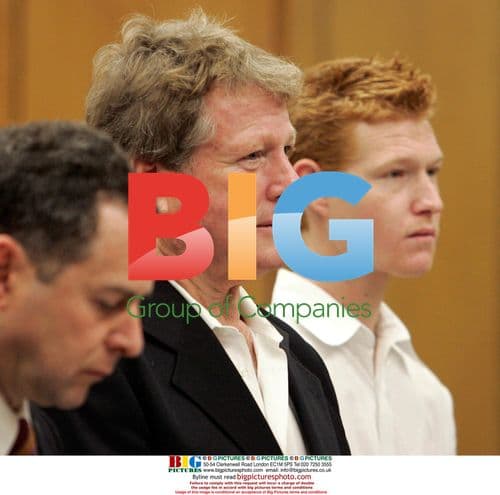 Ryan & Griffin O'Neal at Malibu Courthouse