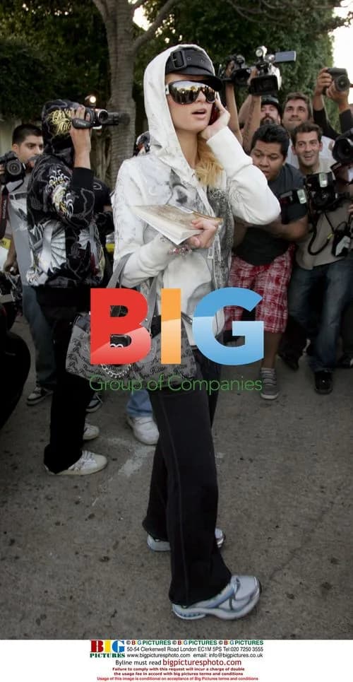 Paris Hilton leaves salon, West Hollywood