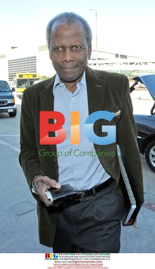 Sidney Poitier at LAX Airport