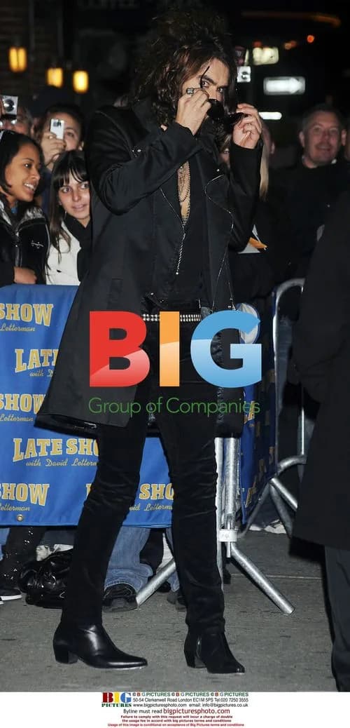 Russell Brand at 'Late Show with David Letterman'