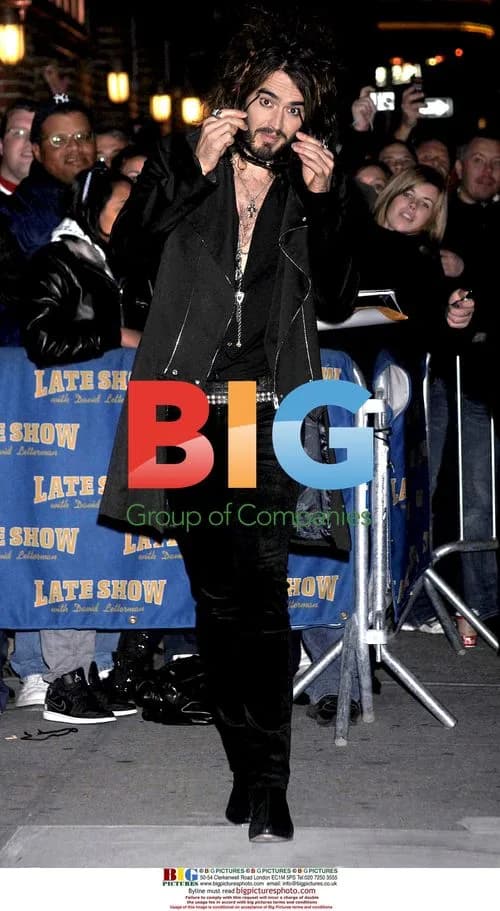 Russell Brand on 'Late Show' in NYC