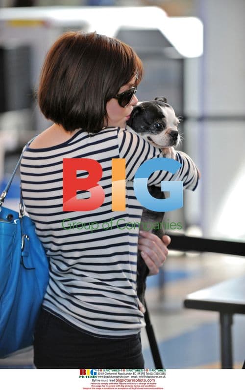 Rose McGowan at LAX airport