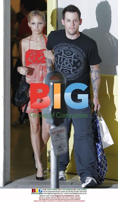 Nicole Richie and Joel Madden Exit Salon