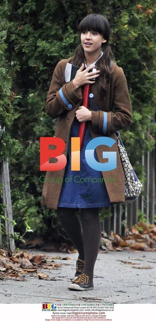 Jessica Alba filming 'An invisible sign of my own'