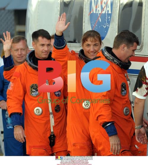 NASA Space Shuttle Endeavour crew departs Kennedy Space Center