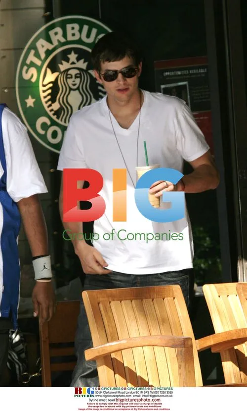 Ashton Kutcher gets Starbucks