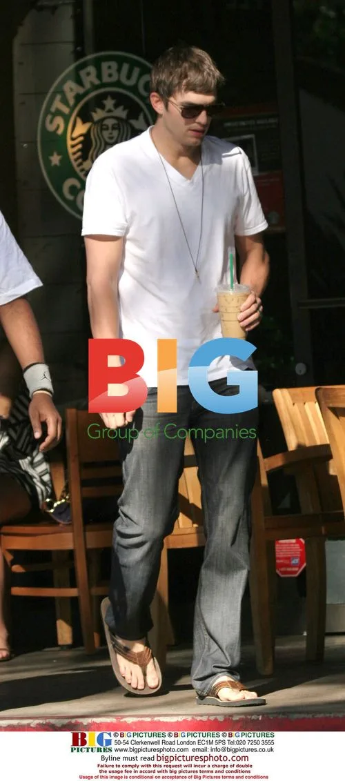Ashton Kutcher gets Starbucks