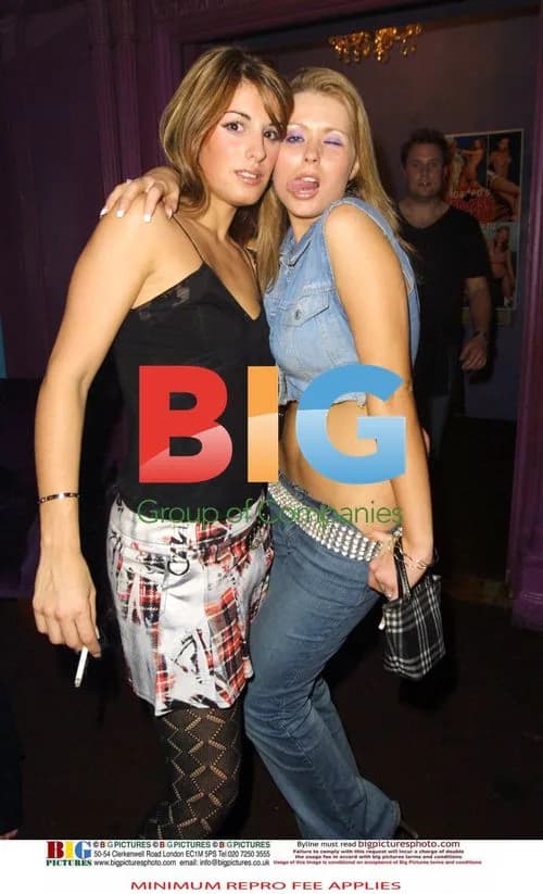 Tania Do Nascimento and Nicola Mclean at Loaded Calendar party