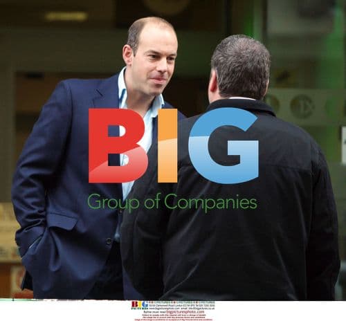 DJ Chris Moyles and Phil Spencer Smoking at Radio 1