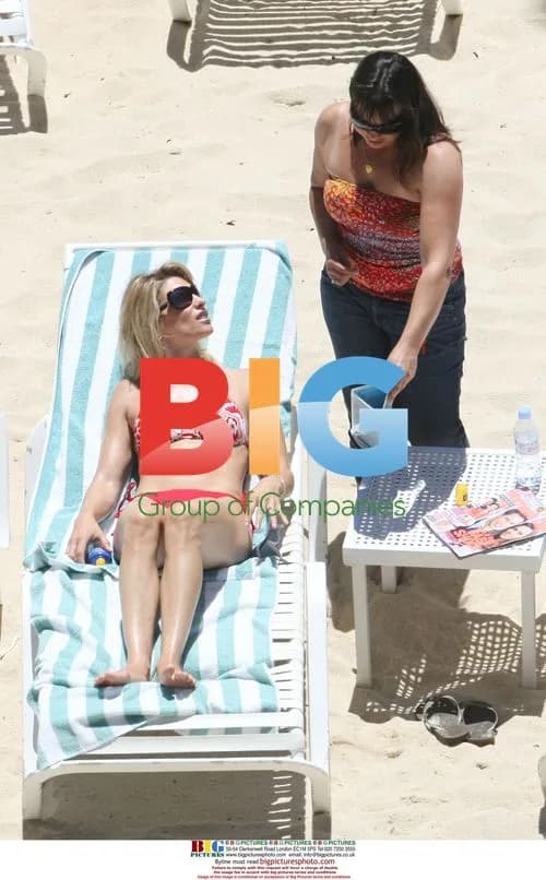 Dani Behr at I'm A Celebrity pool