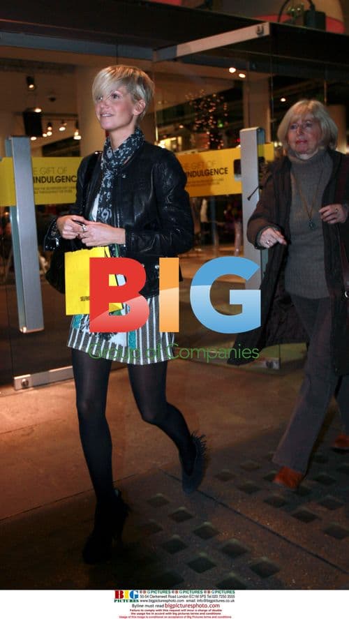 Sarah Harding Shopping for Birthday