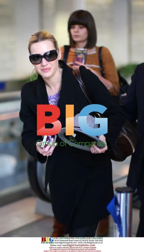 Kate Winslet departs LAX airport