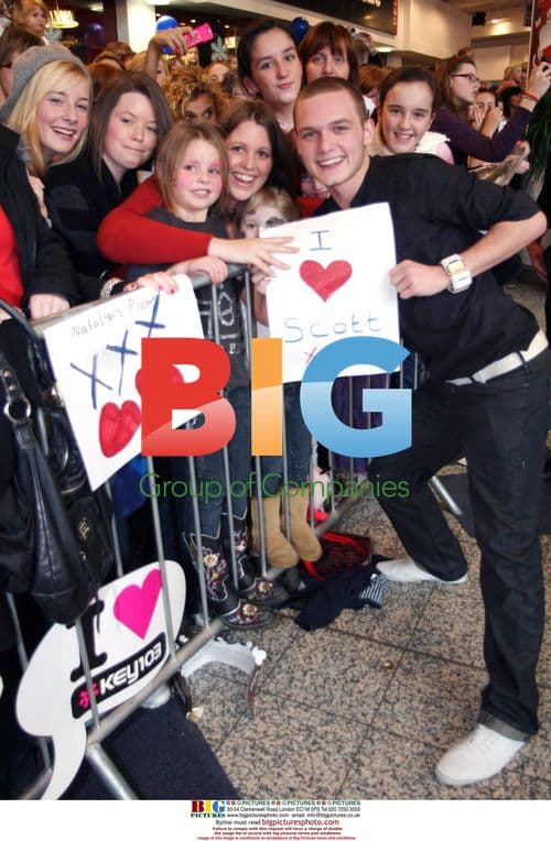 X Factor's Scott Bruton at Christmas Lights Switch On