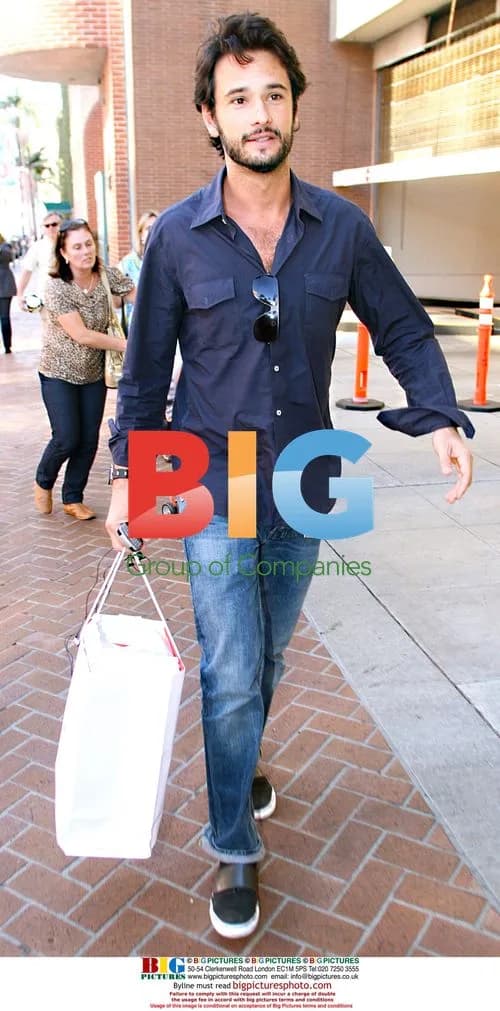 Rodrigo Santoro Leaves Niketown in Beverly Hills