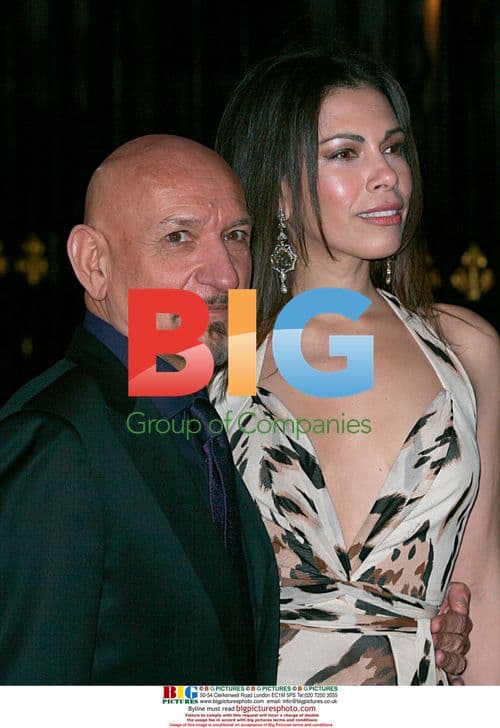 Ben Kingsley and wife at Variety Club Awards