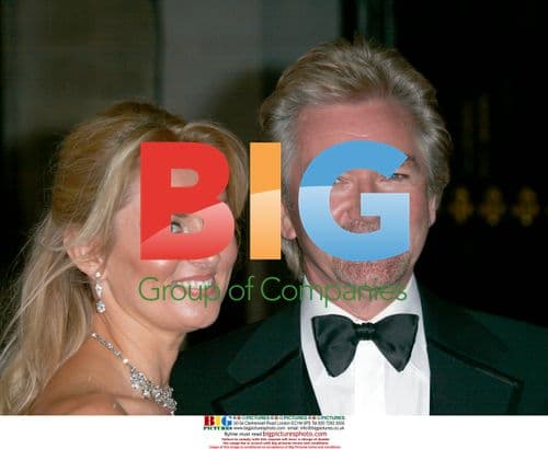 Noel Edmonds and Liz Davis at 2008 Variety Club Awards