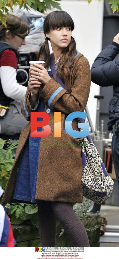 Jessica Alba films 'Invisible Sign' in NY