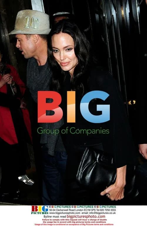 Angelina Jolie and Brad Pitt Leaving Hotel in London