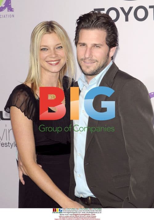 Actress Amy Smart and fiance Branden Williams at Enviromental Media Awards