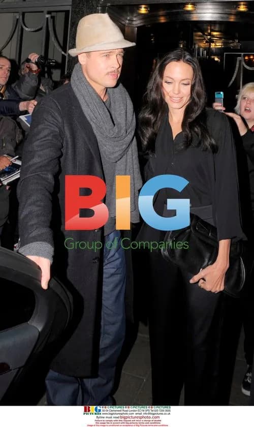 Brad Pitt and Angelina Jolie at 'Changeling' screening