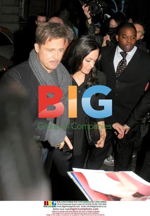Brad Pitt and Angelina Jolie at Changeling screening