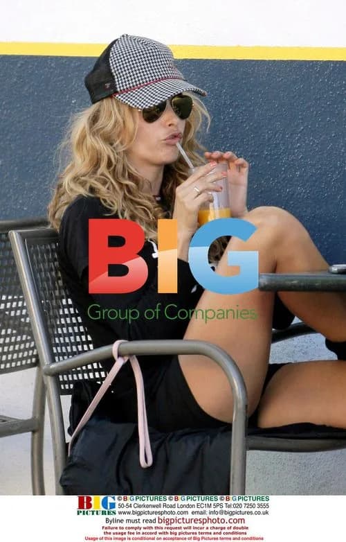 Paulina Rubio Lunches at La Conversation Cafe