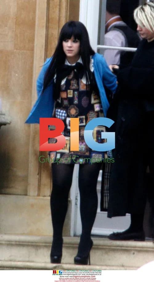 Lily Allen Filming Music Video