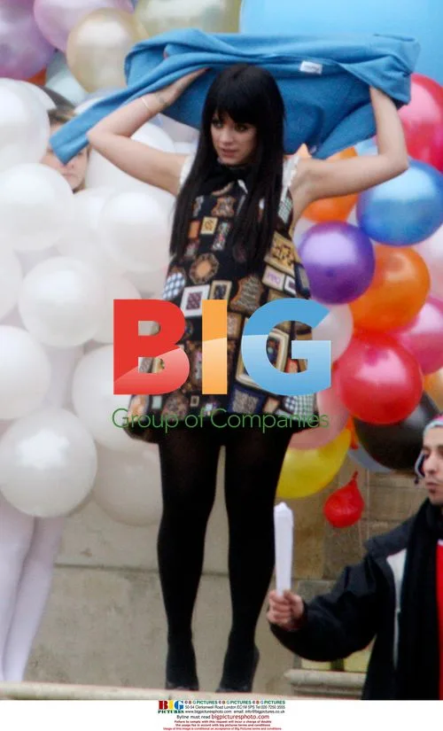 Lily Allen Filming Music Video