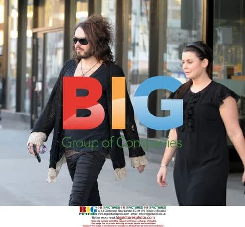 Russell Brand photo shoot and tattoo removal