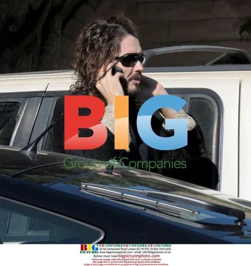 Russell Brand photo shoot and tattoo removal