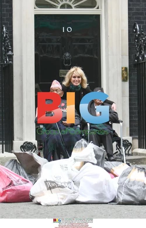Joanna Lumley and Gurkha Justice Campaign Representatives Deliver Petition