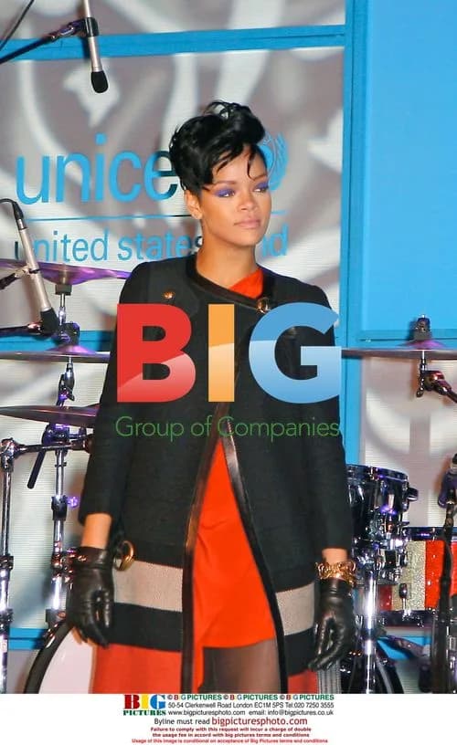 Rihanna and Frida Giannini at UNICEF Snowflake Lighting