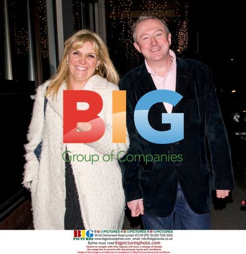 Louis Walsh and Yvie Burnett out in London