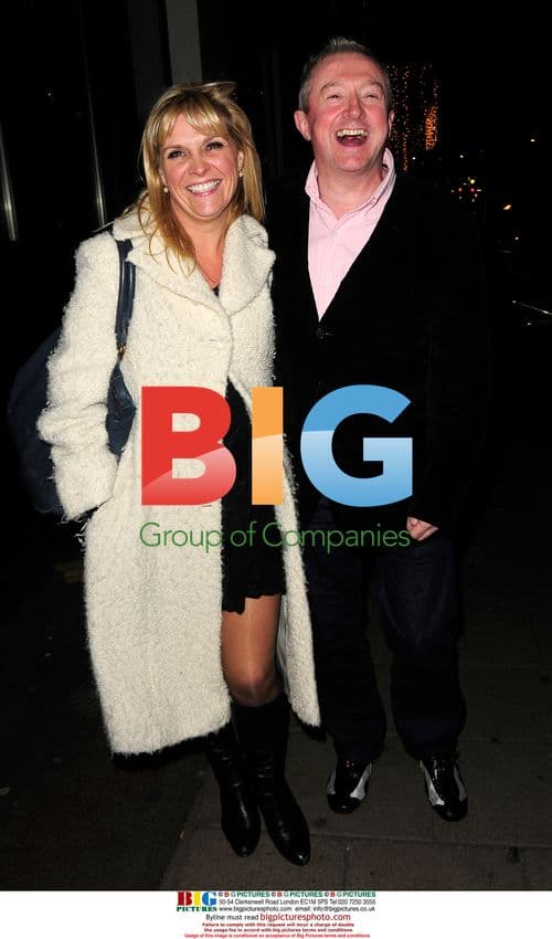 Louie Walsh and Vocal Coach Leave Mayfair Restaurant