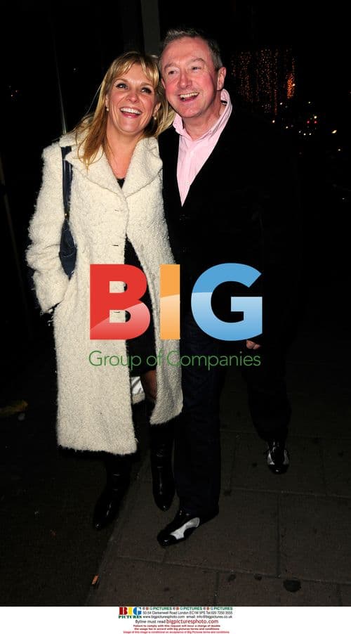 Louie Walsh and vocal coach leave restaurant