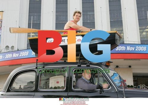 James Cracknell Rowing Boat on London Cab