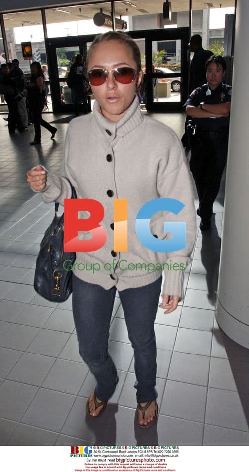 Hayden Panettiere at LAX Airport