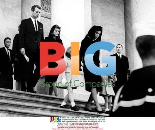 The Kennedy Family Departs the Capitol